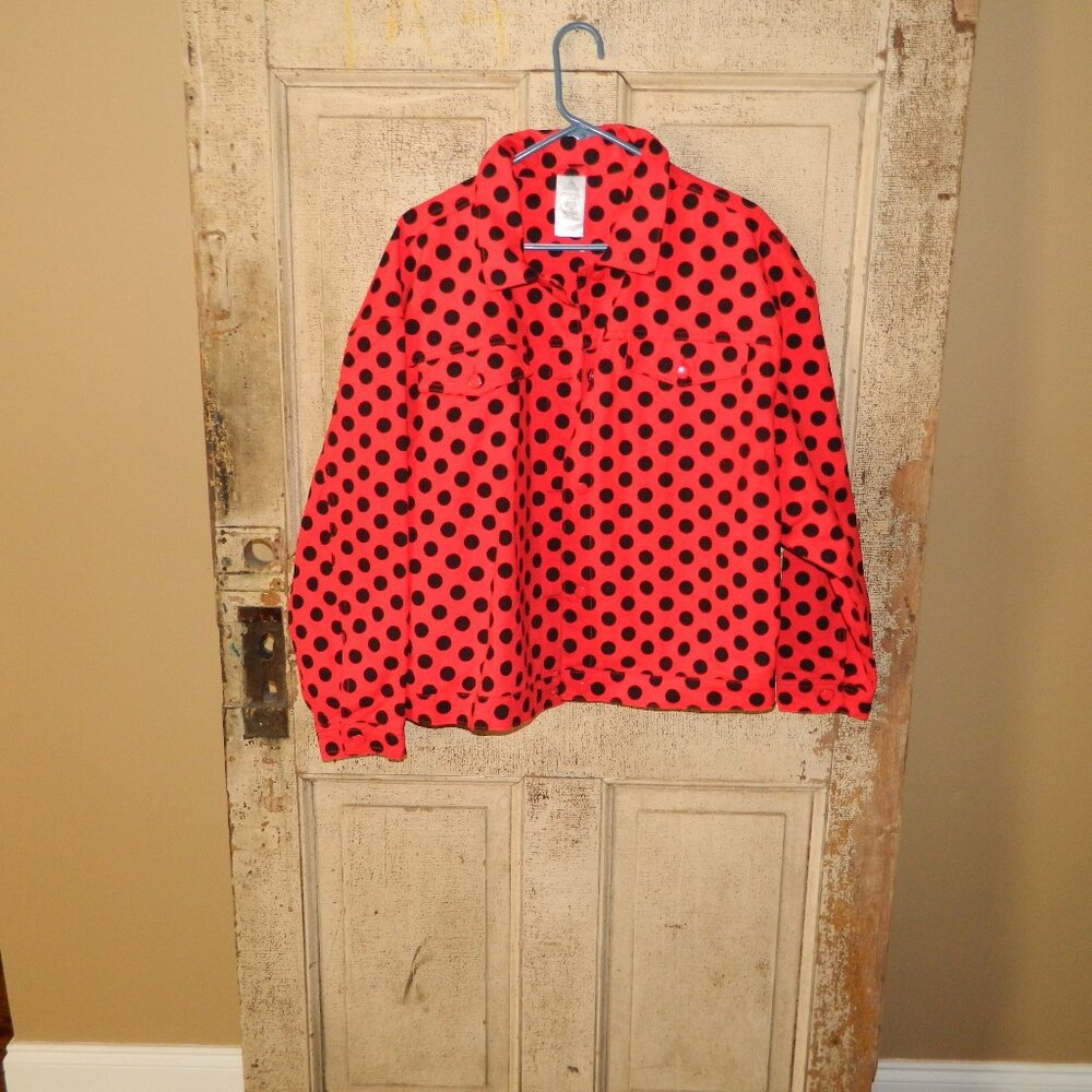 Disney Minnie Mouse Jean Organic Cotton Jacket Womens Size 2X (KK-4)
